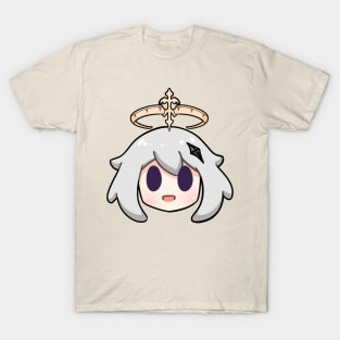 Genshin impact paimon chibi head T-Shirt